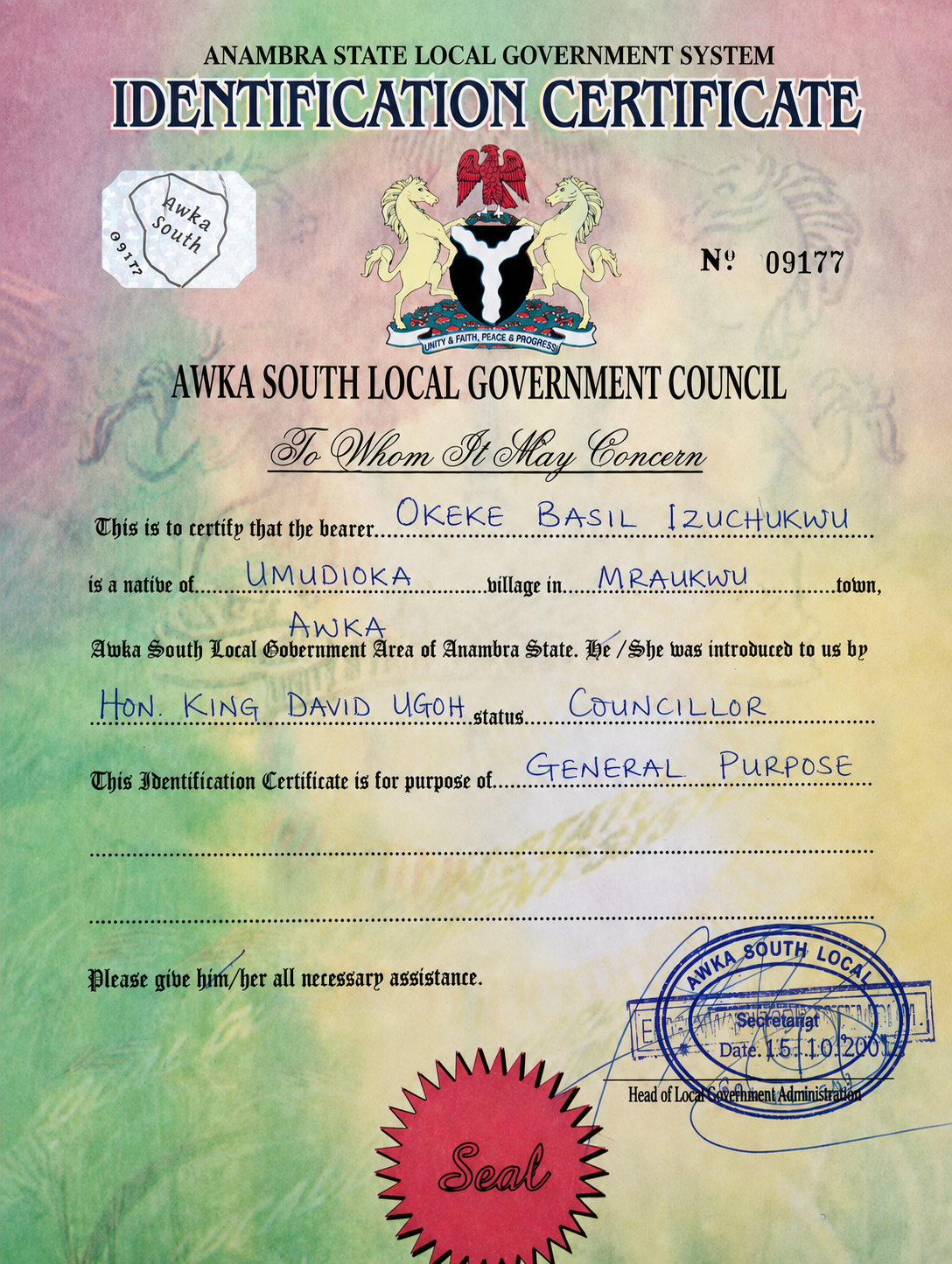LGID Certificate